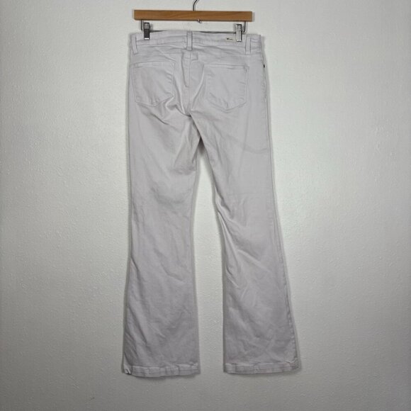 Kut from the Kloth CHRISSY White Minimalist Bohemian Flare Pants Size: 8 - Picture 8 of 13